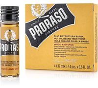 Olio Ristruttura Barba Wood and Spice 4 x 17ml Olio barba nutriente Olio barba