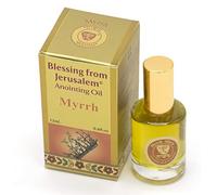 Olio santo per unzione d'oro mirra 12 ml / 0,4 once da Holyland Jerusalem Israel
