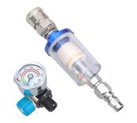 Olio Separatore Acqua Filtro Aria Regolatore di Pressione per Spruzzatore con Manometro Pneumatico Strumento Spruzzatore