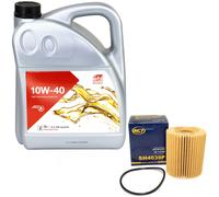 Olio Set 10W-40 5 Litro + Filtro Olio SH4039P per Lexus GS 300h L1 133 Kw 181 Ps