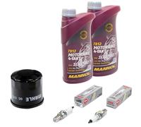 Olio Set 2L per Kawasaki ER-6 N Lui F 2012-2017 Ispezione Filtro Candele