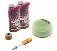 Olio Set 2L per Kawasaki KLX 300 R LX 97-03 Manutenzione Filtro Aria Candela