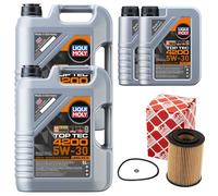 Olio Set 4200 5W-30 Liqui Moly 12 Litro + Filtro Olio per Mercedes Sprinter
