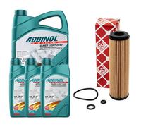 Olio Set 5W-40 Super Light 0540 8 Litro + Filtro Olio per Mercedes W203