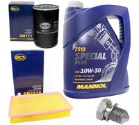 Olio Set Filtri 10W30 5 Litro + Tappo Scarico Olio per VW Multivan
