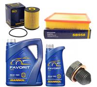 Olio Set Filtri 15W50 6 Litro + Tappo Scarico Olio per VW Transporter IV