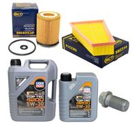 Olio Set Filtri 5W-30 6 Litro + Tappo Scarico Olio per Mercedes Classe B
