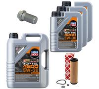 Olio Set Filtri Top Tec 4200 5W-30 8 Litro + Vite per Mercedes