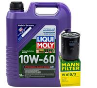 Olio Set Liqui Moly 10W-60 5 Litro + Filtro Olio per Mazda Mitsubishi Opel Astra