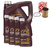 Olio Set Mannol 5W-30 Energia Formula 9 Litro + Filtro per Mercedes