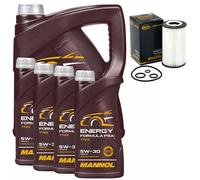 Olio Set Mannol 5W-30 Energia Formula 9 Litro + Filtro per Mercedes Classe R