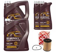 Olio Set Mannol Energia Formula Pd 5W-40 12 Litro + Filtro per Mercedes B906