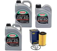 Olio Set SAE 5W-40 Vollsynth Meguin 11 Litro + Filtro Olio per Mercedes Sprinter