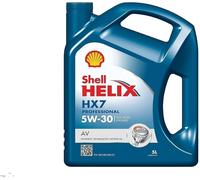 Olio SHELL HELIX HX7 100% sintetico 5L 5w30 per motori benzina e diesel ACEA C3