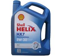 Olio SHELL HELIX HX7 100% sintetico 5L 5w30 per motori benzina e diesel ACEA C3