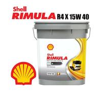 Olio Shell Rimula R4 X 15W40 20 LT Caterpillar Cummins Deutz Renault IVECO Volvo