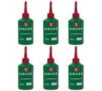 OLIO SINGER DA 100ML PER MACCHINA DA CUCIRE ORIGINALE KIT 6PZ NUOVO LUBRIFICANTE