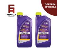 Olio Sintetico 5W50 XPR Royal Purple Racing per Auto Competition Benzina 2 pezzi