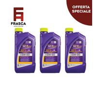 Olio Sintetico 5W50 XPR Royal Purple Racing per Auto Competition Benzina 3 pezzi