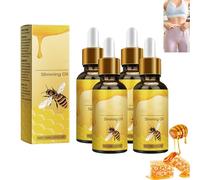 Olio Snellente 30ml Rimodellante Corpo Per Accelerare Per Uomini Donne Brucia Grassi Drenaggio Linfatico Riduzione Cellulite Pelle Tonica Senza Per Diete E Benessere Naturale (4PCS)