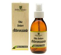 Olio solare abbronzante naturale con mallo di noce e calendula, Olio abbronzante Corpo Spray Naturale per Abbronzatura Rapida e Uniforme, Flacone 150ml