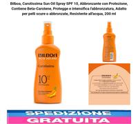 Olio Solare Spray SPF 10 Abbronzante con Beta-Carotene Resistente Acqua 200ml
