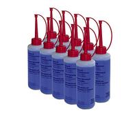 Olio speciale ideale per tutti i modelli e marche di distruggidocumenti (flacone da 200 ml, confezione da 10 pezzi)