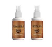Olio Spray Da Barba for Uomo, Nutriente Idratante | Portatile doma i peli del viso ribelli(2PCS)