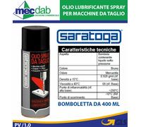Olio Spray Lubrificante Da Taglio Bomboletta Saratoga Da 400 ML