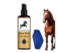 Olio Spray Per Zoccoli Di Cavallo - Zoccolo Sano Veloce | Roba Nutriente A Lunga Durata Da 100 Ml | Proprietari Di E Gestori Di Scuderie, Per La Cura Quotidiana Clima Secco Condizioni Umide Co