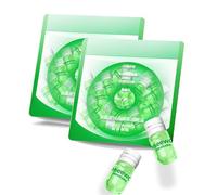 Olio Struccante Viso E Occhi, Capsule Di Olio Detergente Naturale Mini Flaconi, Monouso Olio Struccante Portatile Per Tutti I Tipi Di Pelle, Adatto Ai Viaggi(2-bag(green bottle))