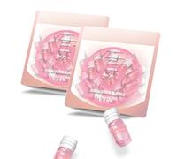 Olio Struccante Viso E Occhi, Capsule Di Olio Detergente Naturale Mini Flaconi, Monouso Olio Struccante Portatile Per Tutti I Tipi Di Pelle, Adatto Ai Viaggi(2-bag(pink bottle))