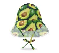 Olio su Avocado Verde Cappelli Da Sole Bambino Bambino Ragazzo Cappello Alla Secca Ragazze UPF 50+ Grande Tesa Essenziale Da Viaggio