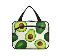 Olio su Avocado Verde Hanging Toiletry Bag Viaggio con il gancio, Designer Multifunzionale Toiletry Borse per la mamma Viaggio bolso para maquillaje de Mujer L