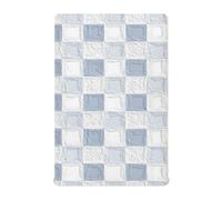 Olio su Tela Grigio e Bianco Motivo a Scacchi Baby mussola culla lenzuola biancheria da letto ragazzi ragazze 52''x28'' sábanas para recien nacido