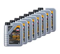 Olio Top Tec 6200 0W-20 Liqui Moly 8 X 1 Litro per Audi Hyundai Seat Skoda VW