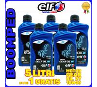 OLIO TRASMISSIONE CAMBIO 5 LITRI ELF MOTO GEAR OIL 10W40 MOTORE 2 TEMPI 05ET05