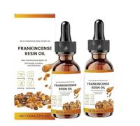 Olio viso alla resina di incenso biologico, olio di incenso per la pelle, idratazione profonda, riduce linee sottili e rughe, anti-età naturale (2 pezzi)
