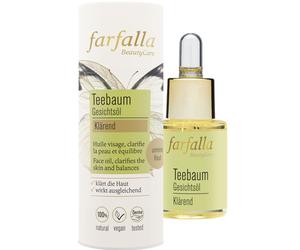 Olio viso chiarificatore all'albero del tè di Farfalla