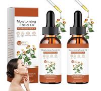 Olio Viso Notte Paracress Facial Oil, Olio Viso Coreano per Massaggio Gua Sha, Olio Essenziale Idratante e Nutriente per Pelli Mature, Riduce Linee Sottili e Rughe(2PACK)