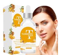 Olio viso per donna,1 ONCIA. Olio di curcuma per il correttore di macchie scure alla curcuma naturale sicuro per il viso - L'idratante per la riparazione del alla combatte i brufoli, unif