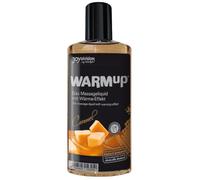 Olio Warmup Caramello afrodisiaco per massaggi erotici commestibile