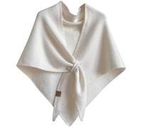 OLIPHEE Sciarpa Donna Invernale Triangolare Caldo Pashmina Donna Autunnale Comodo Morbida Stola Elegante Scialle Foulard Women Wraps Bianco