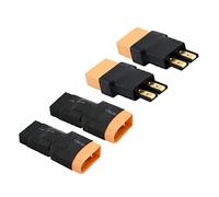 OliRC 4 pezzi compatibili con Traxxas TRX a XT90 maschio femmina RC adattatore connettore (C166-4)
