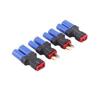 OliRC 4 Pezzi EC5 a T-Plug Deans Style Maschio Femmina RC Connettore Adattatore(C82-4)