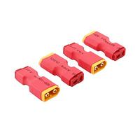 OliRC 4 Pezzi No Fili Connettore : Maschio XT60 XT-60 a Femmina T-Plug Deans Style Connector Adapter (C15-4)