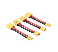 OliRC 4 Pezzi XT30 XT-30 a XT60 XT-60 Maschio Femmina RC connettore Adattatore con 16awg 5cm (C84-4)