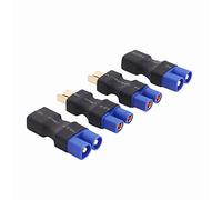 OliRC 4pcs T-Plug Deans Style to EC3 Male Female Connector Adapter (C157-4)