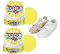 Olite White Shoes Cleaner, detergente multiuso per scarpe, senza risciacquo, crema Olite con spugna, multifunzionale Olite WhiteShoes Cleancream, detergente per scarpe da ginnastica e rimozione del