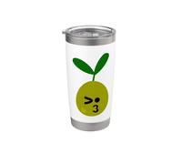 Oliva Kawaii Bicchiere termico in acciaio inox doppia parete